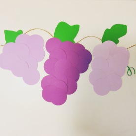 paper grapes.
